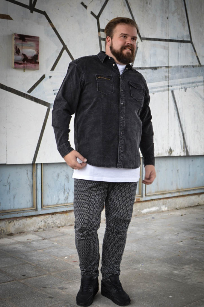 Cooler Look in Grau, Schwarz & Weiß mit Happy Size