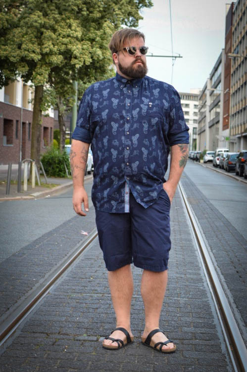 natobo.de Outfits Male Plus Size Model Blogger Claus Fleissner