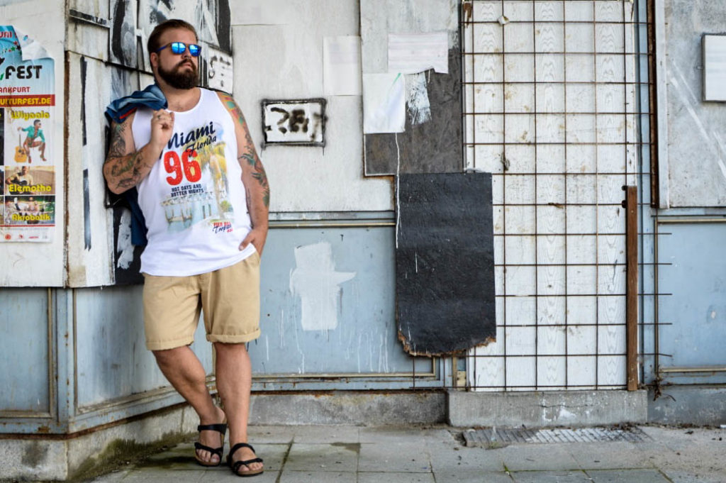 BadRhino Summer Style Male Plus Size Fashion Blog Blogger Model Claus Fleissner