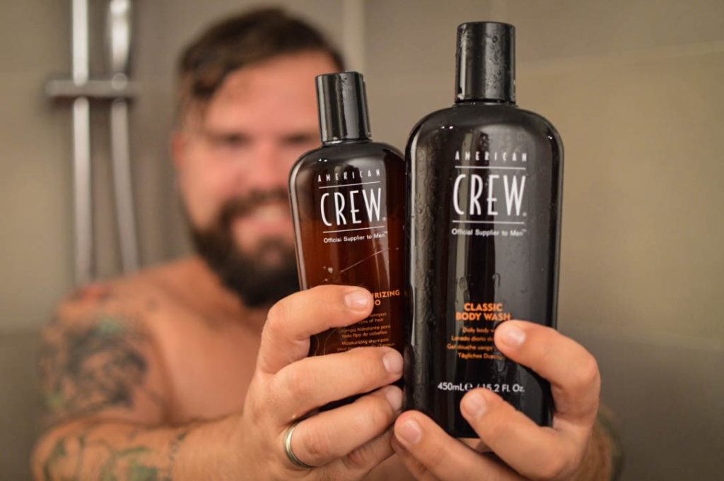 American Crew Pflegeserie Plus Size Mann Shampoo Duschgel Styling Testbericht