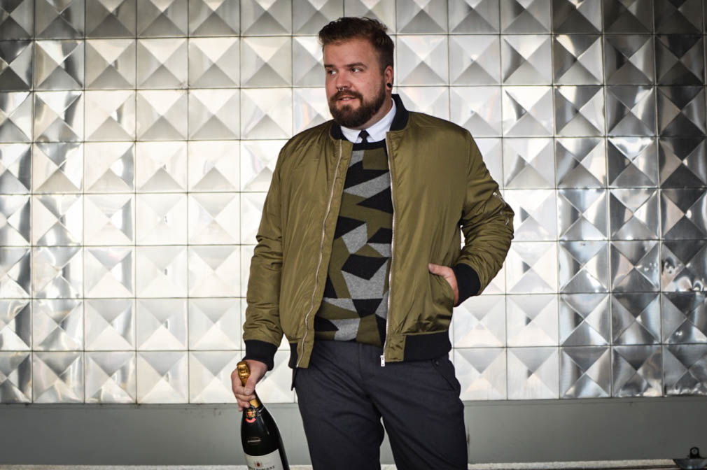 Male Plus Size Blog Blogger Model Herrenmode XXL Große Größen Männer XXL Übergröße bonprix Silversteroutfit