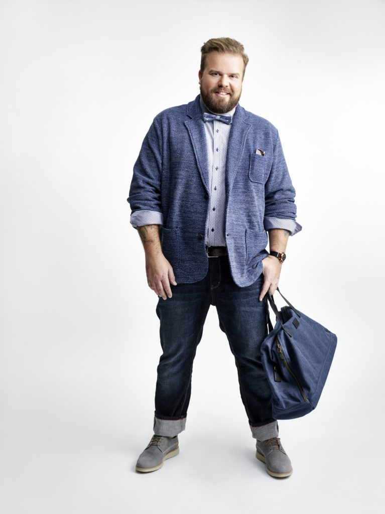 Claus XXL&T Lenkermann Trieschmann Mailing Herrenmode XXL Plus Size Model