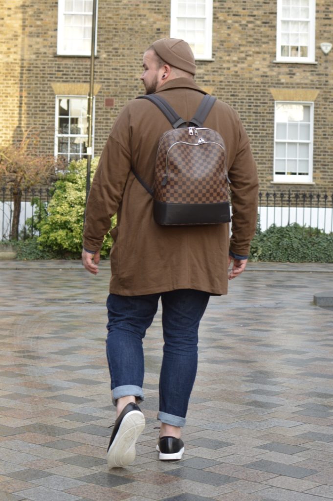 ASOS Duster Coat XXXL Plus Size Fashion Denim Shirt Hemd Louis Vuitton Backpack Rucksack