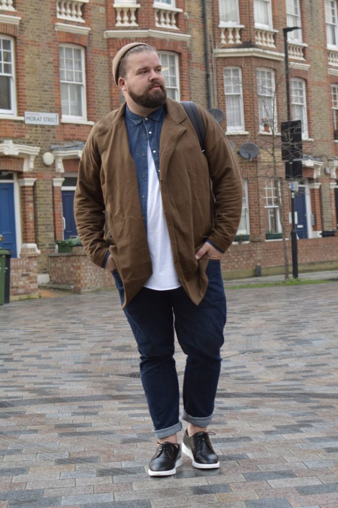 ASOS Duster Coat XXXL Plus Size Fashion Denim Shirt Hemd