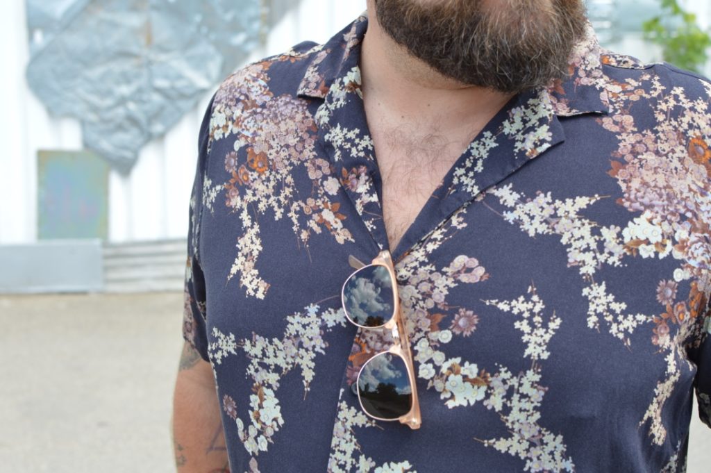 ASOS PLUS Sommer Hemd summer shirt asia print