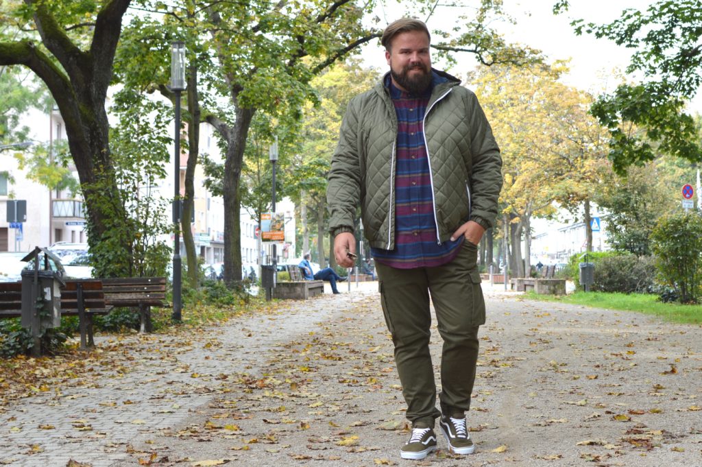 bonprix Herrenmode XXL plus size Herbstoutfit fall autumn