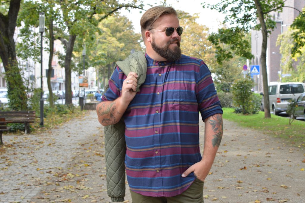bonprix Herrenmode XXL plus size Herbstoutfit fall autumn