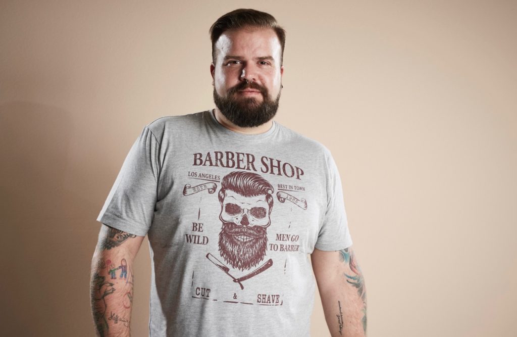 Happy Size Barber Shop Camouflage