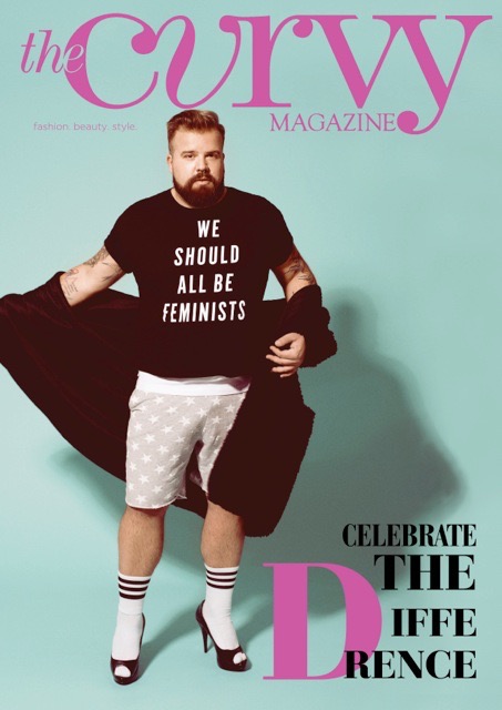 Cover The Curvy Magazine Claus