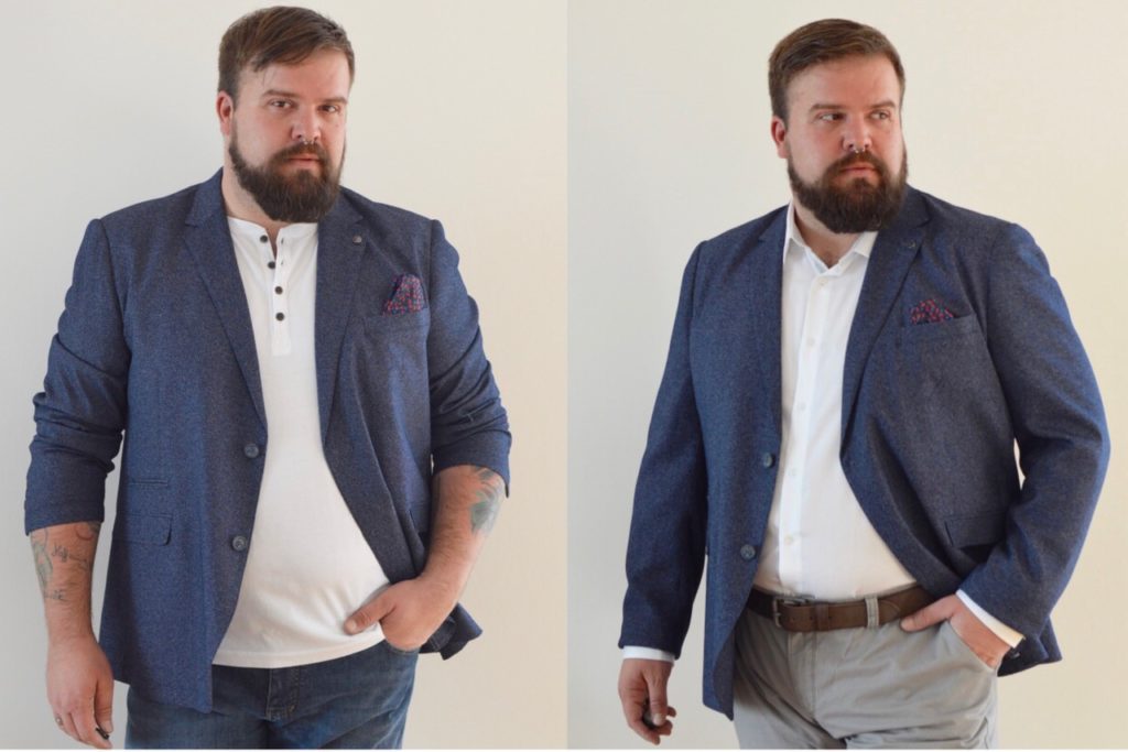 sportlich oder schick? Ein Sakko zwei Looks engbers xxl