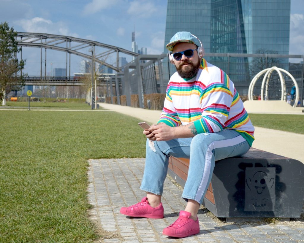 ASOS PLUS Streifen stripes Regenbogen Rainbow sping Frühling