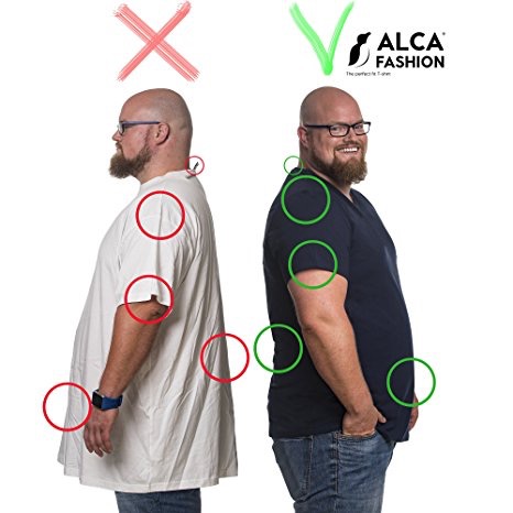 Alca Fashion T-Shirt perfekte Passform in Übergröße bis 8 XL