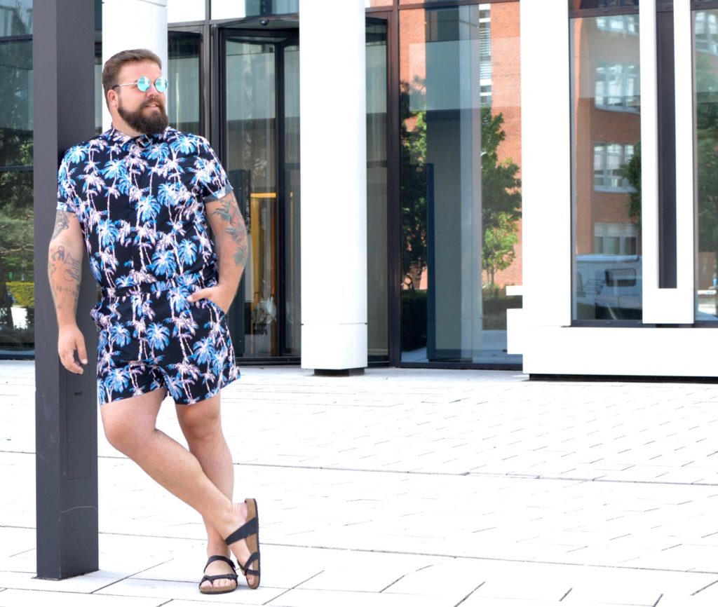 Asos Plus Mix and Match Palm Print Palmen Birkenstock Stetson