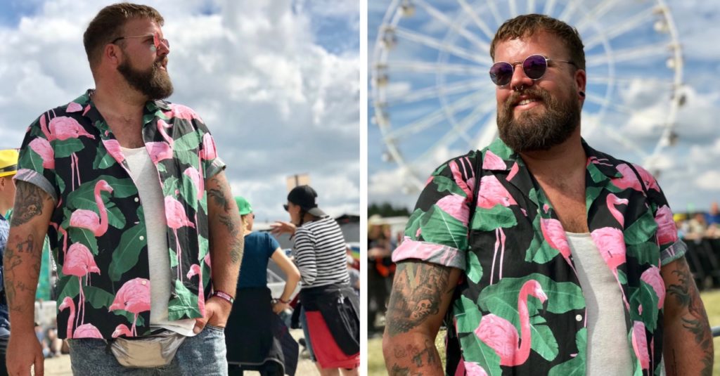 Claus Fleissner Male Plus Size Festival Look Outfit Southside Coachella