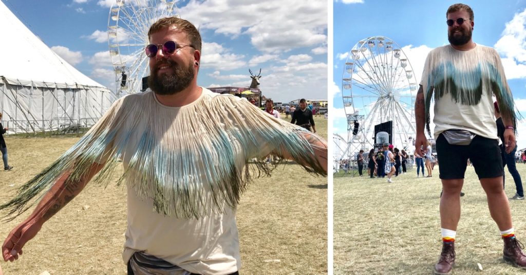 Claus Fleissner Male Plus Size Festival Look Outfit Southside Coachella ASOS PLUS