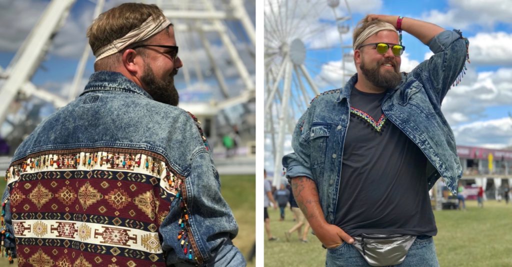 Claus Fleissner Male Plus Size Festival Look Outfit Southside Coachella ASOS PLUS