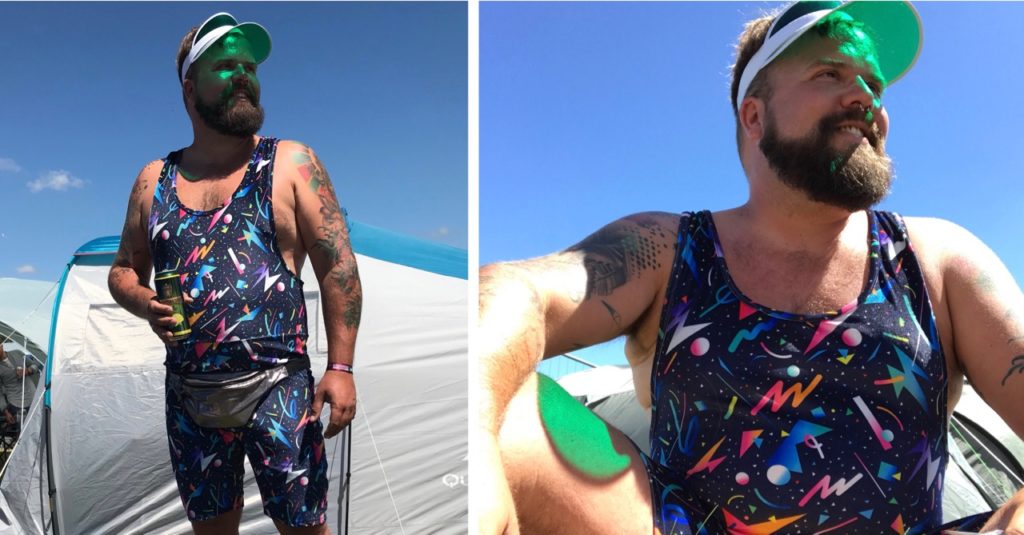 Claus Fleissner Male Plus Size Festival Look Outfit Southside Coachella ASOS PLUS