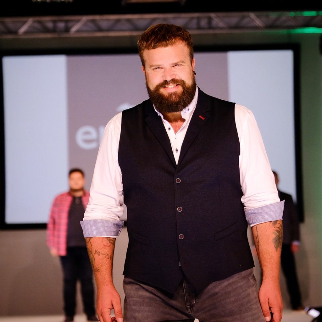 Plus Size Fashion Days Hamburg Models Catwalk Runway Claus Fleissner Male Model