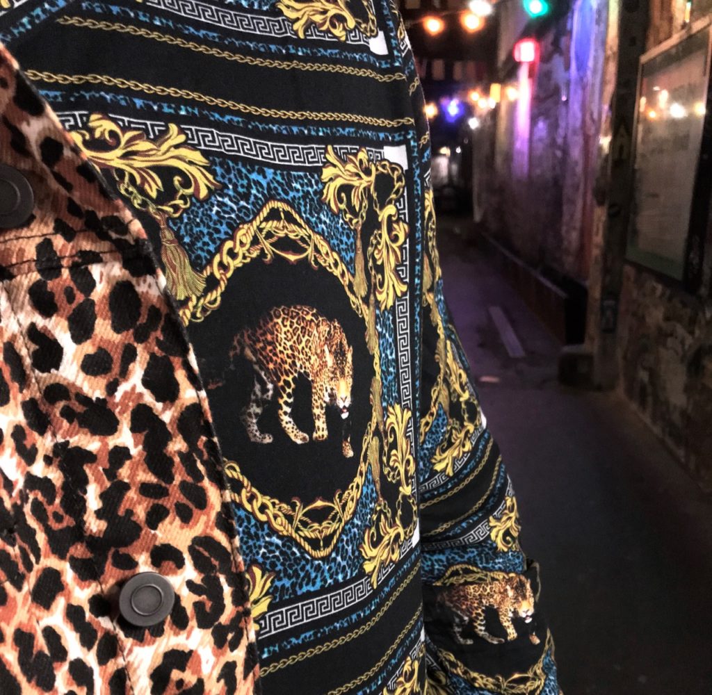 ASOS PLUS Men Leo Print New Years Eve Silvester Outfit Claus Fleissner