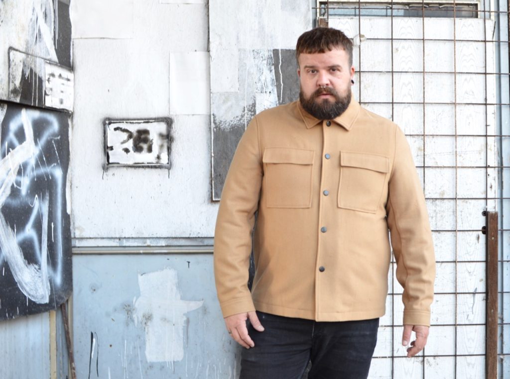 Wolljacke Asos Plus Batik Pullover XXL Plus Size