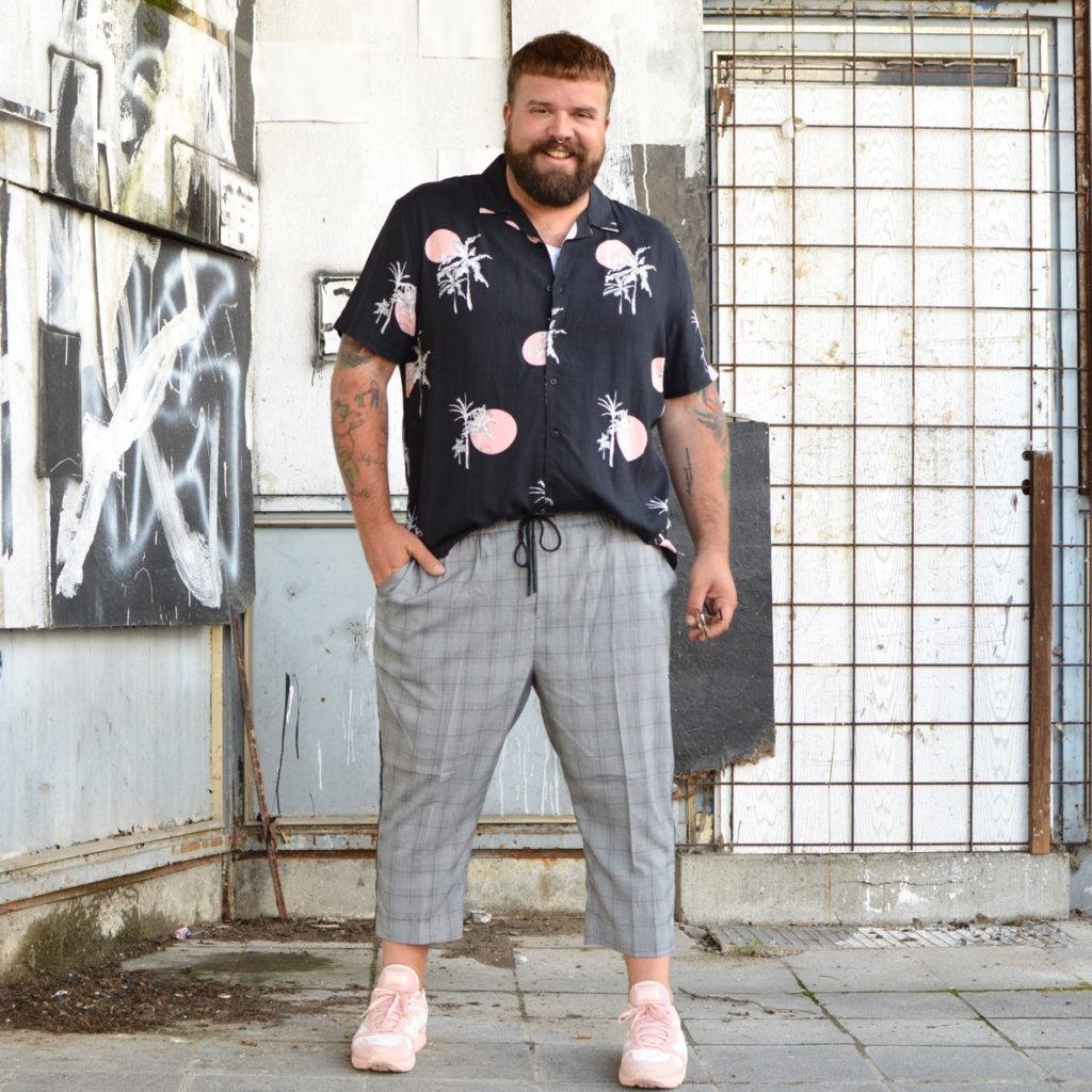New Look Men Plus Size Asos Shirt Hemd Hawaiian Print summer outfit Sommer