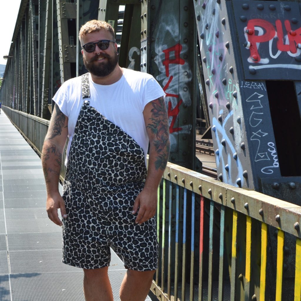 Latzhose dungarees Leo Leopard ASOS Plus Size