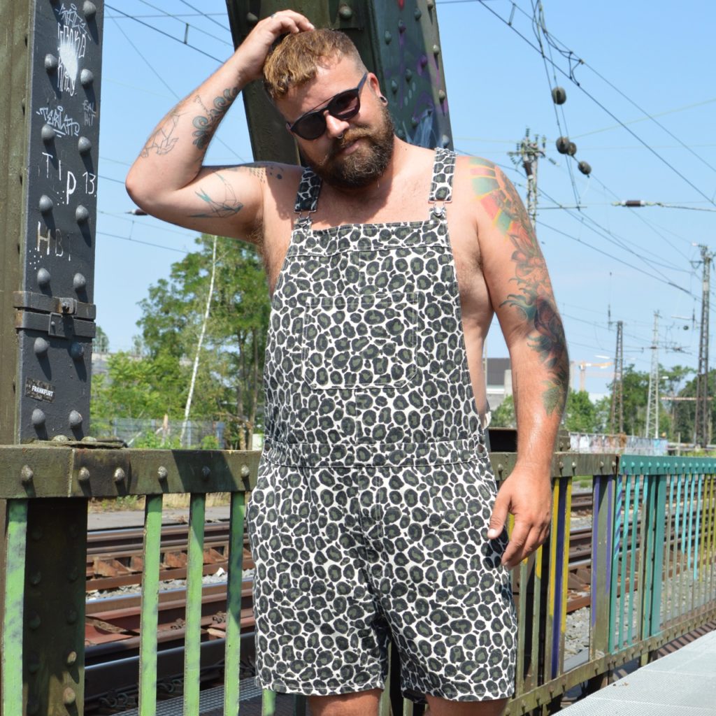 Latzhose dungarees Leo Leopard ASOS Plus Size