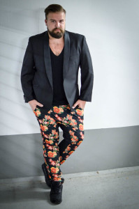 Flower Print Jogginghose