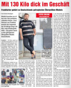Extra Tipp Rhein Main Claus Fleissner XXL Model Plus Size Model Blog Blogger