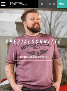 Male Plus Size Model Claus Fleissner für Happy Size