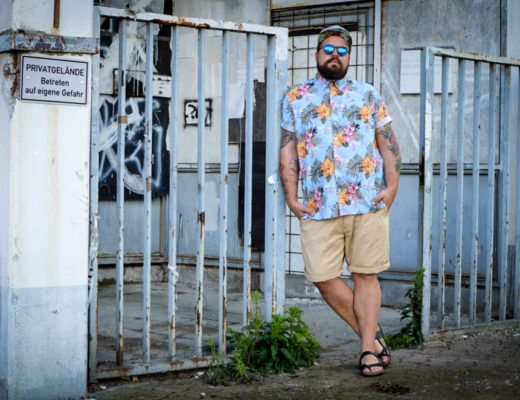 BadRhino Summer Style Male Plus Size Fashion Blog Blogger Model Claus Fleissner