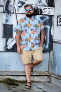 Trend 2016 Hawaii Hemd Tropical Shirt Male Plus Size Fashion Model Blog Blogger Claus Fleissner