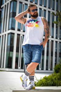 Adidas Pride Pack Male Plus Size Fashion Blog Blogger Model Claus Fleissner