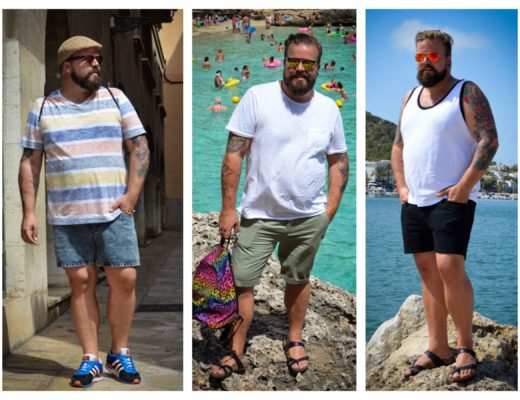 Urlaub-Outfits Vacation Holidays Mallorca Beach Sun Fun Male Plus size Blog Blogger Model Claus Fleissner