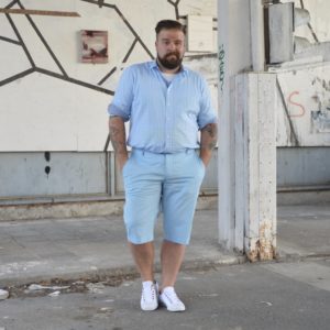 Pastell für den Frühling Männermode Plus Size Fashion Blog