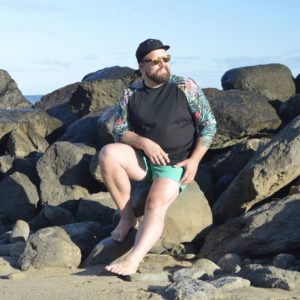 ASOS PLUS swimwear beachwear swim shorts Badehose Strand beach große Größe plus size model Claus