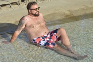 bonprix Bademode große Größe Badehose Strand beach swimwear beachwear model Claus