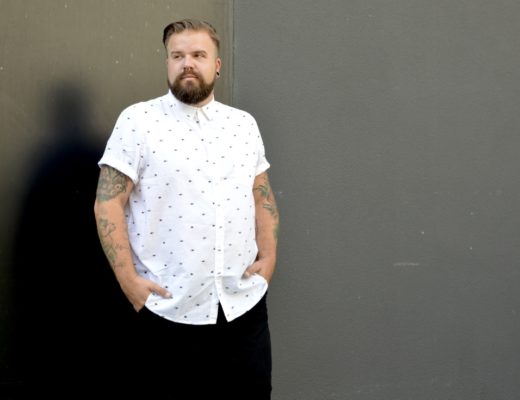 bonprix black and white shirt chino male plus size model blog blogger