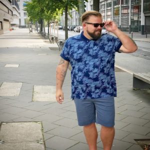 BadRhino Plus Size Poloshirt and Shorts