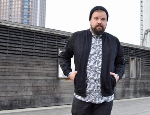 Happy Size Camouflage Shirt Bomberjacke