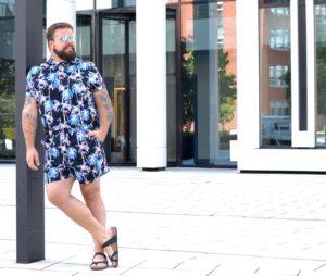 Asos Plus Mix and Match Palm Print Palmen Birkenstock Stetson