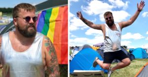Claus Fleissner Male Plus Size Festival Look Outfit Southside Coachella ASOS PLUS