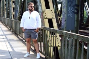 Asos Plus elegant summer outfit Sommer Look Karoshorts Tunike Hemd Shirt
