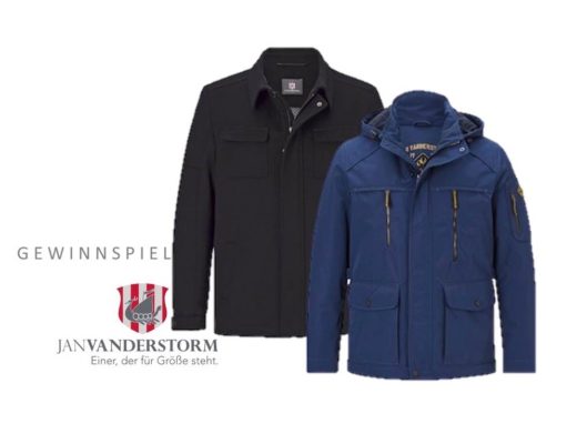 Gewinnspiel Jan Vanderstomr Winterjacke schick sportlich Verlosung