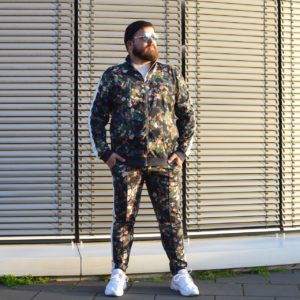 ASOS PLUS Track Suit Blumen Flower Print