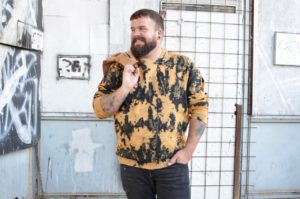 Wolljacke Asos Plus Batik Pullover XXL Plus Size
