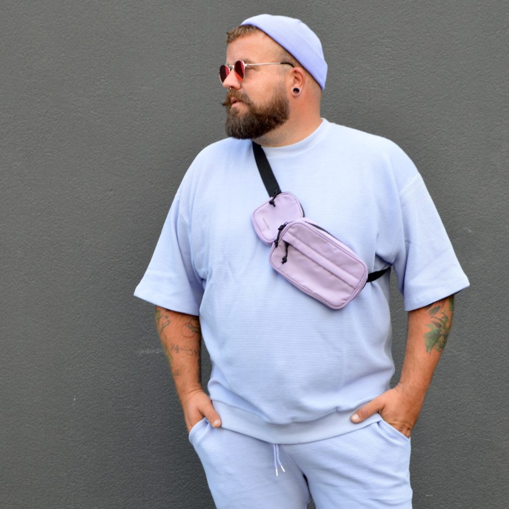 Asos Plus Size Men lila purple pastell streetstyle