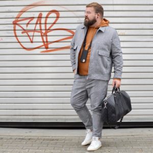 Asos Plus Size Suit Karoanzug Kombiteil